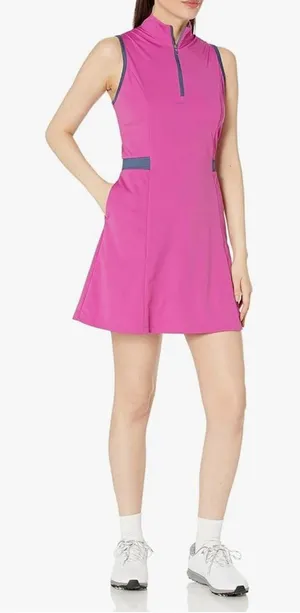 NWT PGA TOUR Women's Sl Colorblock Dress Sz L thumbnail 1