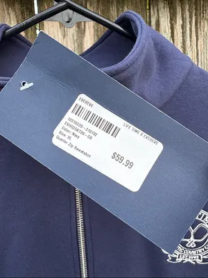 NWT EVEREVE X Lifetime 1/4 Zip Embroidered Logo Sweatshirt Navy Size XL thumbnail 3