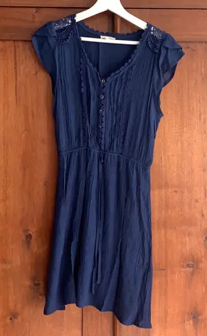 Navy Sundress Blue Size M thumbnail 1