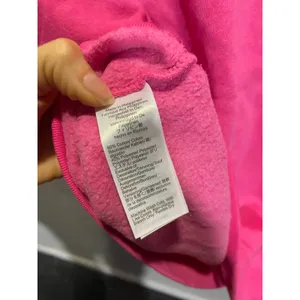 J.Crew‎ Sweatshirt Women Medium Pink Button Funnel Neck Raglan Fleece Pullover thumbnail 5