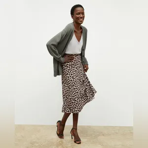 MM Lafleur The Cookie Cardigan Sleek Cotton in Fossil thumbnail 4