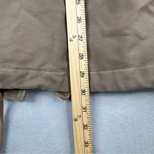 Y2K GAP Utility Parka Jacket Faux Fur Hood Tan Khaki Women’s Small thumbnail 10