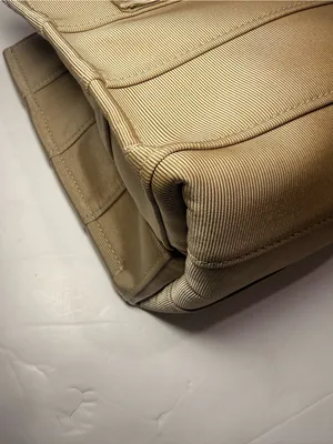 Ferragamo Beige Grosgrain Logo Mini Tote Handbag Italy thumbnail 8