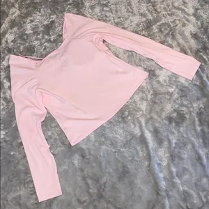 No Boundaries Pink Ribbed Heart Ring Crop Top XL (15-17) thumbnail 5