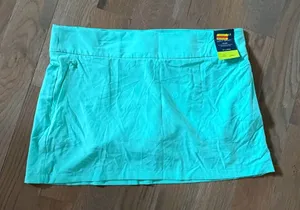 NWT Tek Gear aqua green golf athletic skirt size XXL thumbnail 1