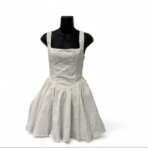 Princess Polly Straplie Mini Dress White thumbnail 5