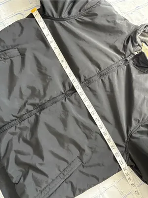 Y2K 2000s Faded Glory Men's Black Fleece-Lined Utility Bomber Jacket Size M⁠ thumbnail 13