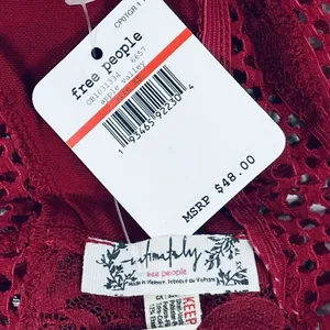Free People Intimately Bralette Brami Sitting Pretty X-Small Lace Apple Valley thumbnail 7