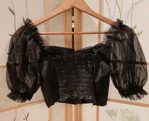 black crop top Size XS thumbnail 2