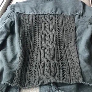 Aeropostale long sleeve shirt with sweater back thumbnail 2