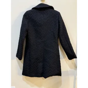 Laundry by Shelli Segal Chunky Knit Black Boucle Coat Size XS Collared thumbnail 7