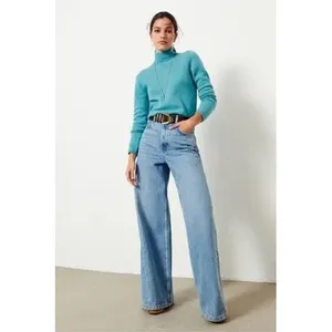 Ba&sh Fred Wool Sweater in Bleu Size S thumbnail 3