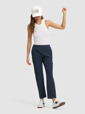 Women’s Cozy Earth Always Cropped Pants Eclipse Navy Blue Size S thumbnail 4