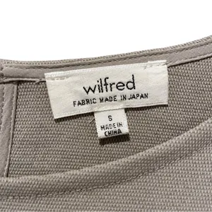 Wilfred Aritzia Romper Women's Sz Small Gray Pockets Long Sleeve Preppy Summer thumbnail 8