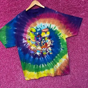 Nickelodeon I love the 90s Best Of Tie Dye Tshirt size XL thumbnail 3