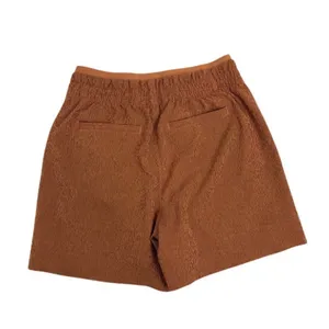 Athleta $78 Echo Textured Shorts Sz 16 rich terracotta orange rust thumbnail 2