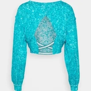 FREE PEOPLE movement Women's  Backstage Open Back Sweatshirt thumbnail 2