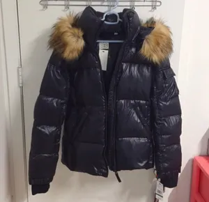 Hooded Down Puffer Coat/jacket. thumbnail 1
