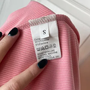 Pink long sleeve square neck fit and flare mini dress thumbnail 3