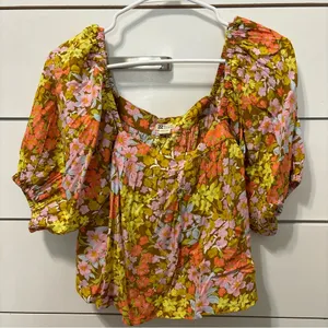 Billabong Beach Daze Floral Top NWOT thumbnail 3