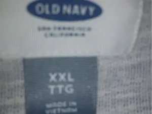 Old Navy XXL Denim Look Stretch Capped Sleeve Top Plus thumbnail 4
