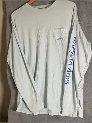 Vineyard vines long sleeve mint green size‎ large thumbnail 1