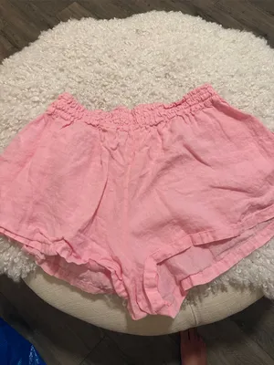 Anthropologie Light Pink Elastic-Waist Athletic Shorts thumbnail 3