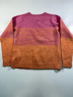 cupcakes & cashmere Pink to Orange Ombre Crewneck Sweater thumbnail 7