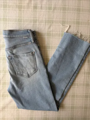 Mother Light Wash Women's Jeans - Classic Straight Fit thumbnail 7
