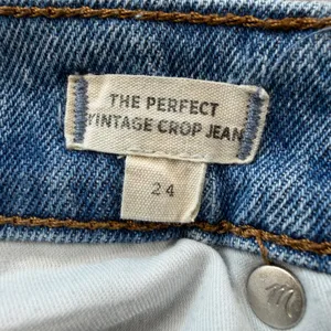 Madewell The Perfect Crop Jeans Light Wash Distressed Raw Hem Size 24 thumbnail 7