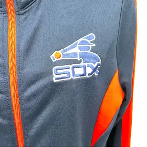 Majestic Women’s Navy and Red Chicago White Sox Logo Embroidered MLB Jacket-Sz M thumbnail 4