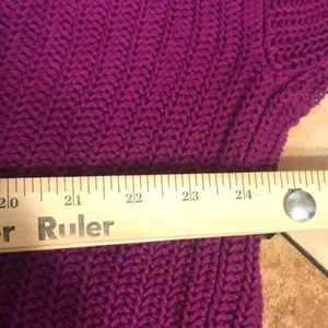 Lauren Ralph Lauren Chunky Knit Oversized‎ V-neck Sweater size large ladies thumbnail 11
