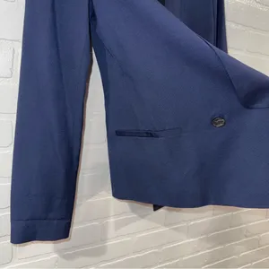 Zara Woman Navy Blue Blazer thumbnail 3