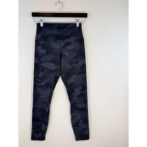 Lululemon Womens Leggings Black Align High Rise Camo Pull On Stretch Yoga Size 6 thumbnail 6