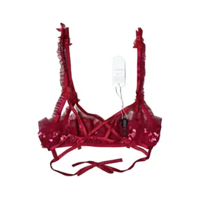 For Love & Lemons Red Gauze Garter Belt S $69‎ thumbnail 2
