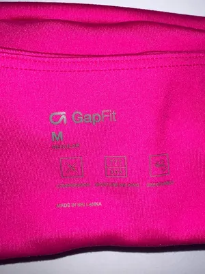 GAP Hot Pink Bandeau Swimsuit top Sports Bra thumbnail 2