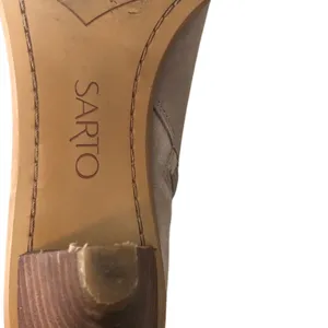 Franco Sarto Spectra Suede Booties 6.5 Tan Pointed Toe Quiet Luxury Fall thumbnail 13