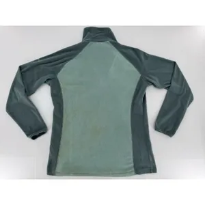 Columbia Fleece Sweater Women’s Sz L 3/4 Zip Pullover Sweatshirt Outdoor Green thumbnail 13