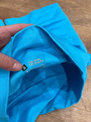 Amazon Blue crossover biker shorts thumbnail 4
