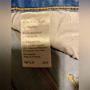 KanCan Los Angeles Distressed Light Wash Skinny Blue Jeans Denim thumbnail 8