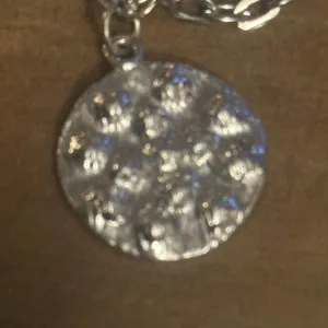 Multi chain turquoise bead and rhinestone sand dollar bracelet thumbnail 4