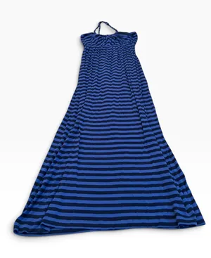 Anthropologie DELETTA striped maxi dress thumbnail 1