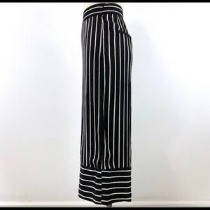 Lovers + Friends- Chica Cropped Stripe culotte Pants thumbnail 6