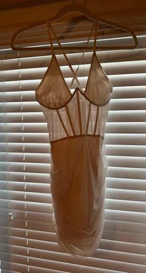 OHPOLLY corset dress - tan thumbnail 1