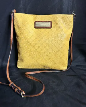 Steve Madden Crossbody Bag in Mustard Yellow & Brown thumbnail 1