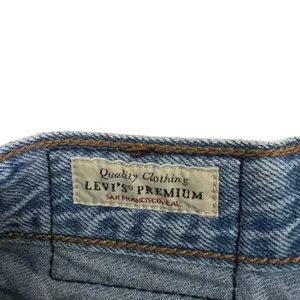 Levis Premium Ribcage Straight Ankle Distressed Jeans Blue Edgy High Rise Size25 thumbnail 6