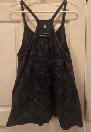 Free People Movement black hot shot mini dress in XS thumbnail 2