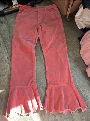 Mother The Cha Cha Chew Pink Corduroy Pants Size 28‎ thumbnail 13