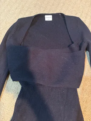 Abercrombie Bodysuit Long Sleeve Black thumbnail 3