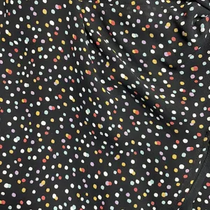 Reformation Troppo Confetti Wrap Dress Large Black thumbnail 3